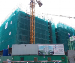 Thông báo hoàn thành đổ bê tông sàn tầng 8 tại dự án OSIMI TOWER