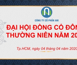 Biên bản và Nghị quyết Đại hội đồng cổ đông thường niên năm 2020